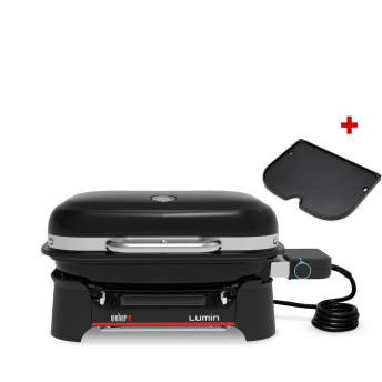 Weber Elektrogrill LUMIN SMART + gratis Grillplatte (2027)