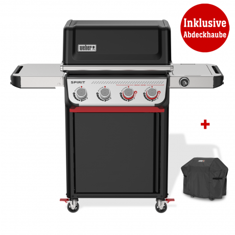Weber Gasgrill SPIRIT EP-425 GBS, Black, inklusive Abdeckhaube