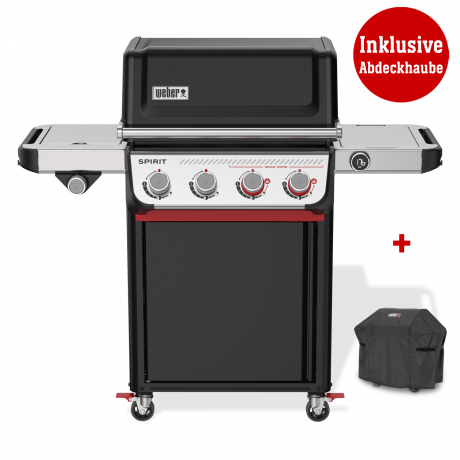 Weber Gasgrill SPIRIT EP-435 GBS, Black, inklusive Abdeckhaube
