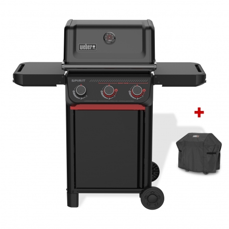Weber Gasgrill SPIRIT E-325, Stealth Edition (2026), inklusive Abdeckhaube