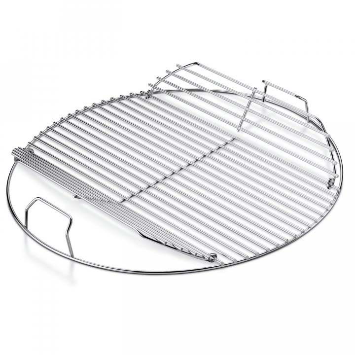Aufklappbarer Grillrost Für Kugelgrill – 45,7 Cm, Edelstahl 304, Mit 2-Zonen-Kochen & Scharnier