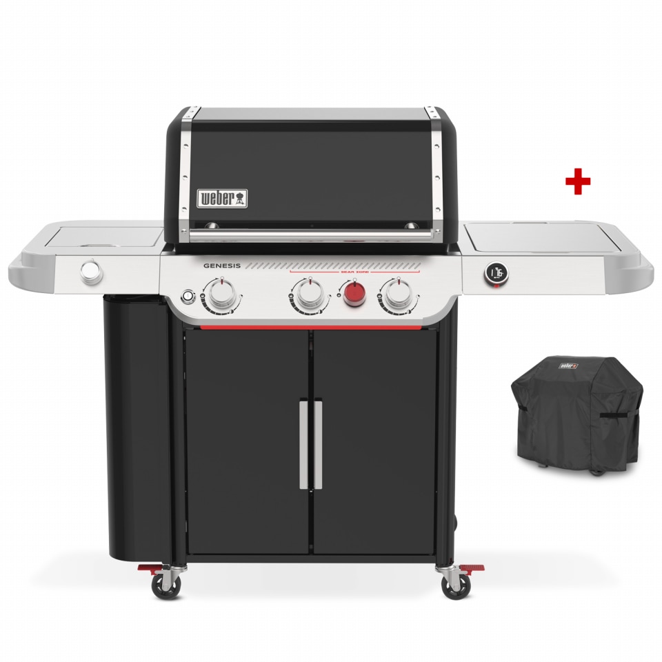 Weber Gasgrill Genesis EPX-335W GBS, Black, Smart (2026), inklusive Abdeckhaube
