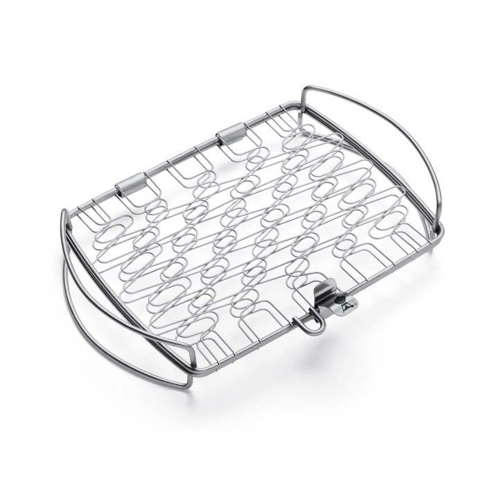 Weber Fisch und Gemüsehalter klein, Edelstahl