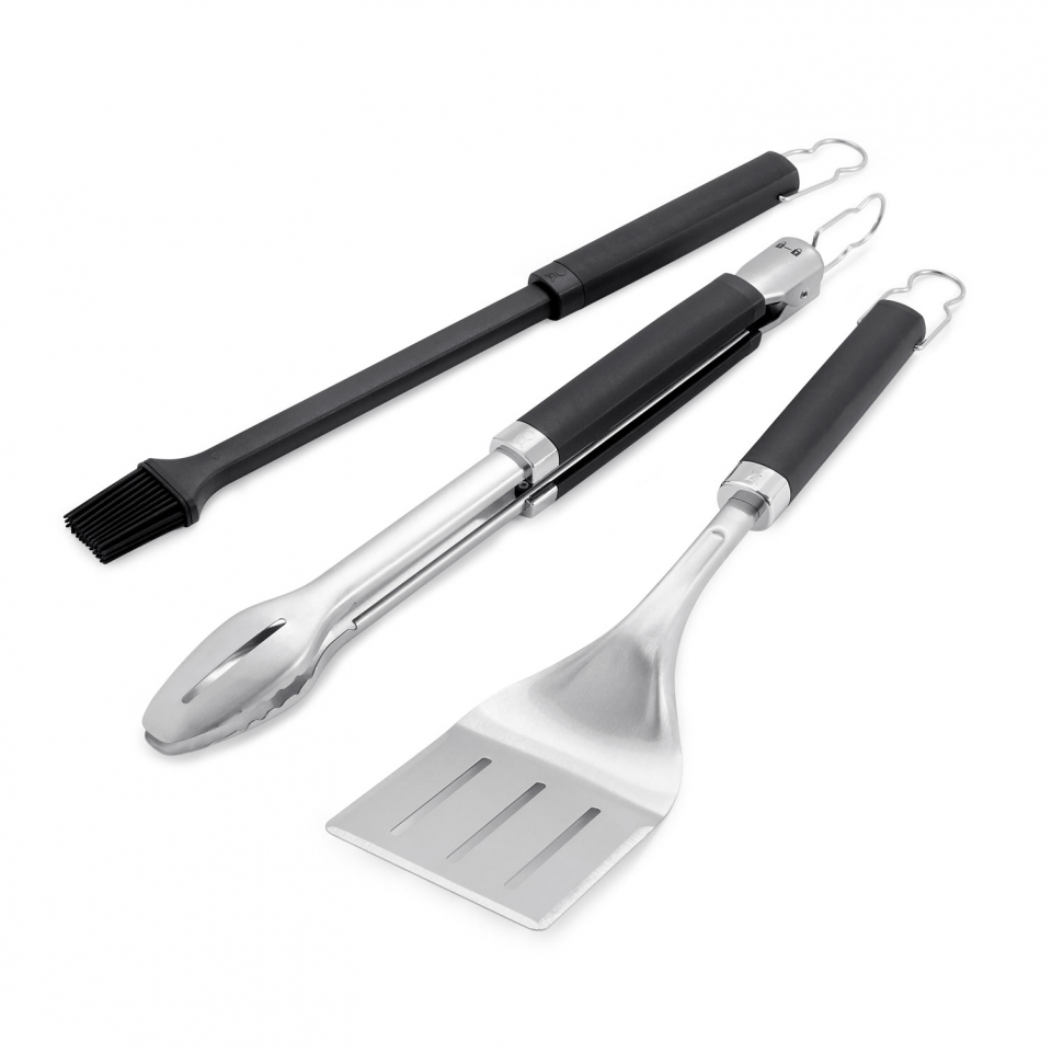 Weber Premium Grillbesteck, 3-teilig