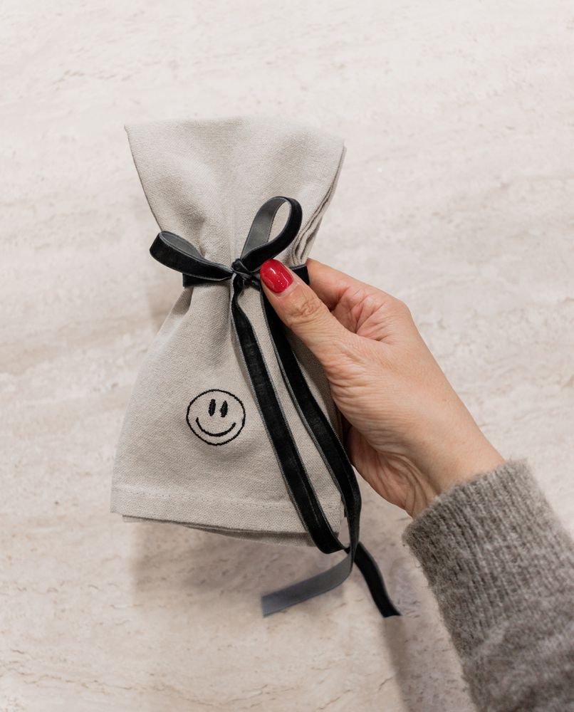Geliebtes Zuhause Stoffserviette 4er-Set Smiley One Size