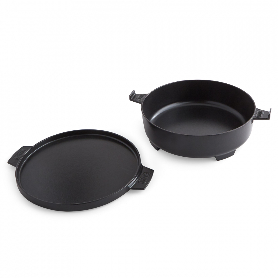 Weber CRAFTED Dutch Oven & Pfanne 2in1 - Gourmet BBQ System 2