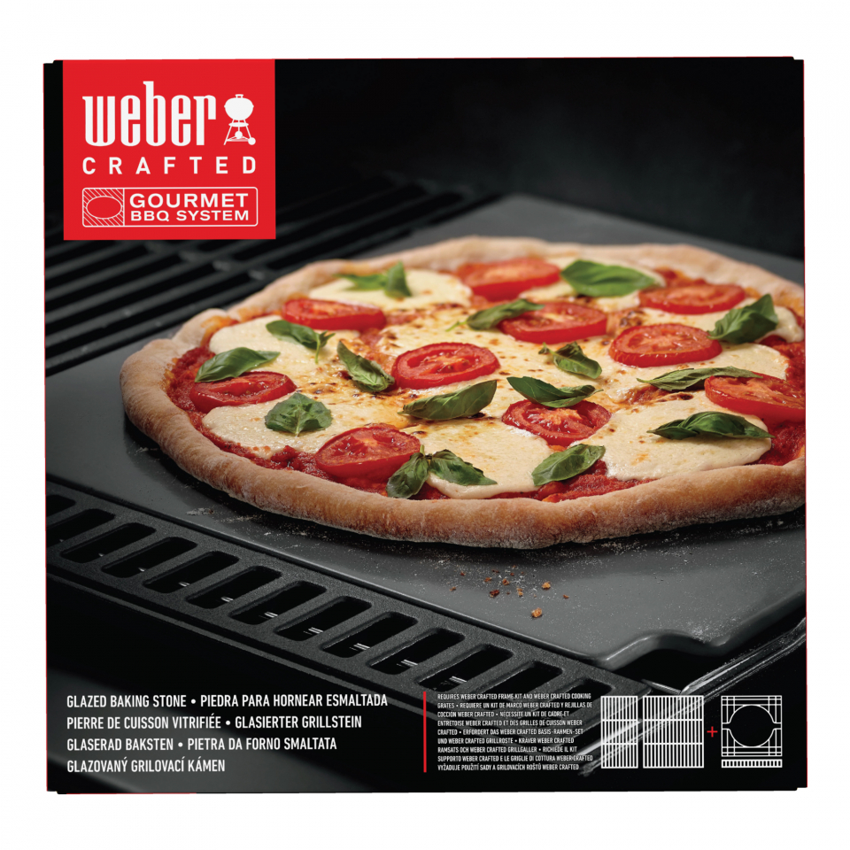 Weber CRAFTED Glasierter Pizzastein - GBS 2