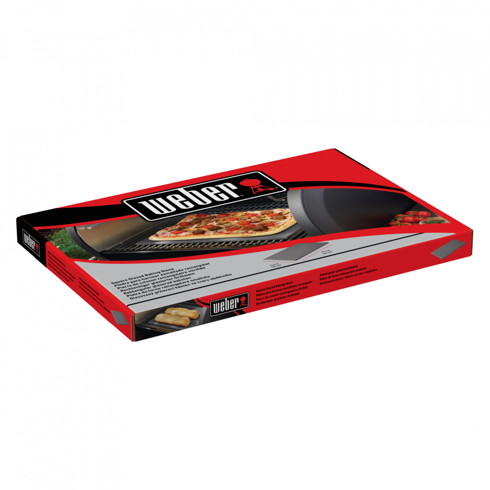 Weber glasierter Pizzastein rechteckig, 44 x 30 cm 2