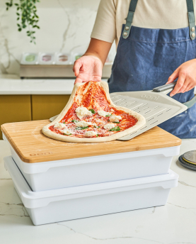 Ooni Bambusdeckel für Aufbewahrungsbox Pizzateig