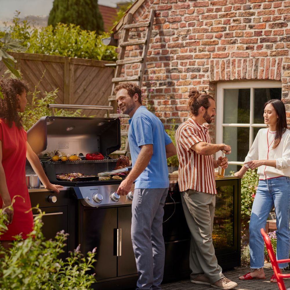Weber BBQ-Kitchen Gas 221 für Spirit mit Seitenkocher