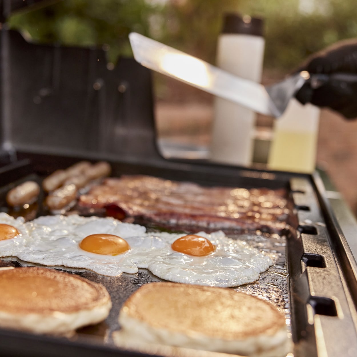 Grillplatte Für Weber Genesis 300 Serie – Vollgröße, Aus Karbonstahl, Inkl. Griffe